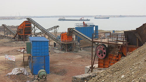 山东路桥蓬莱现场 Penglai site of Shandong Road and B